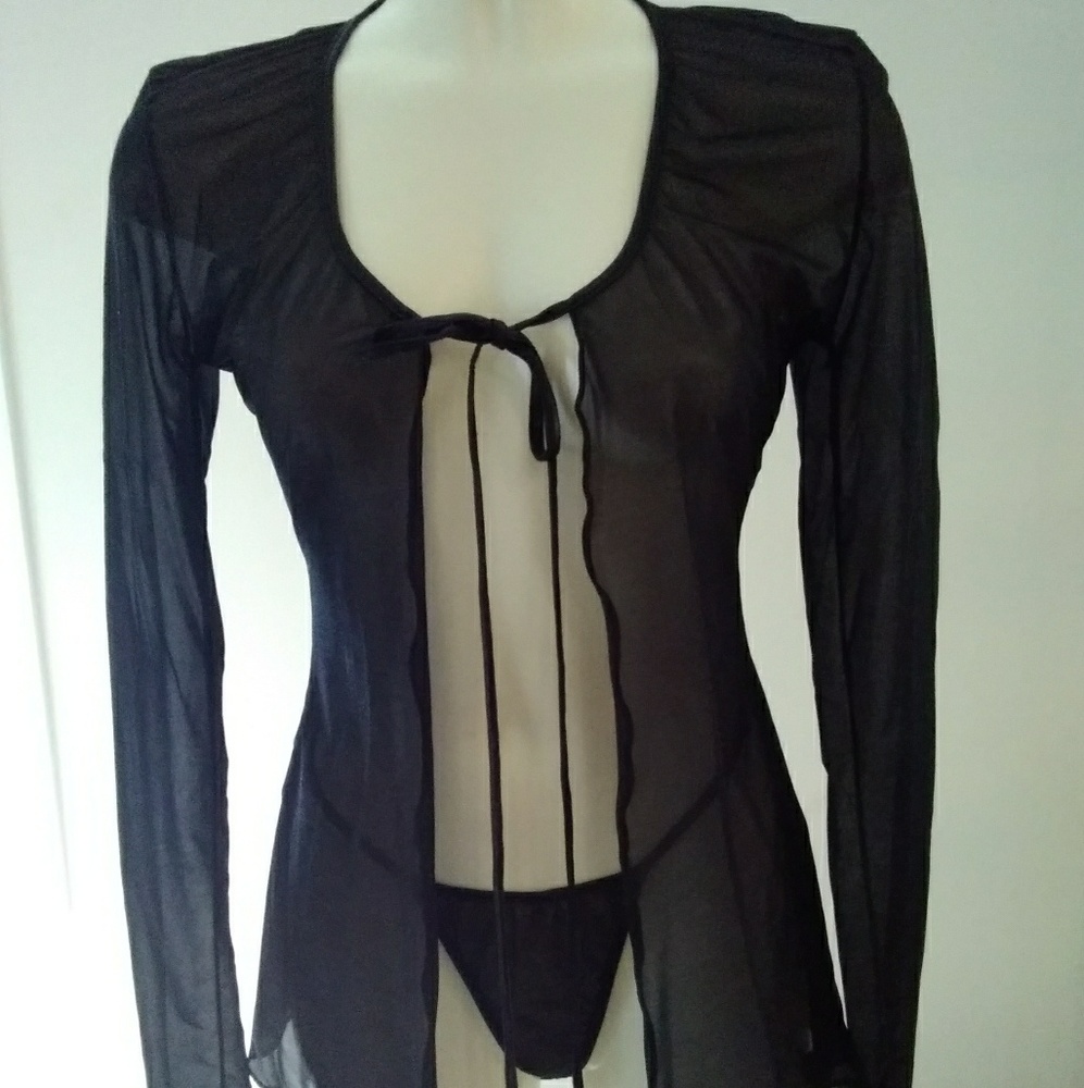 Shame tie shirt and panty NWOT